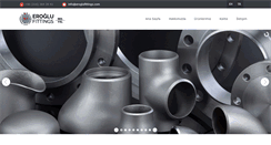 Desktop Screenshot of eroglufittings.com